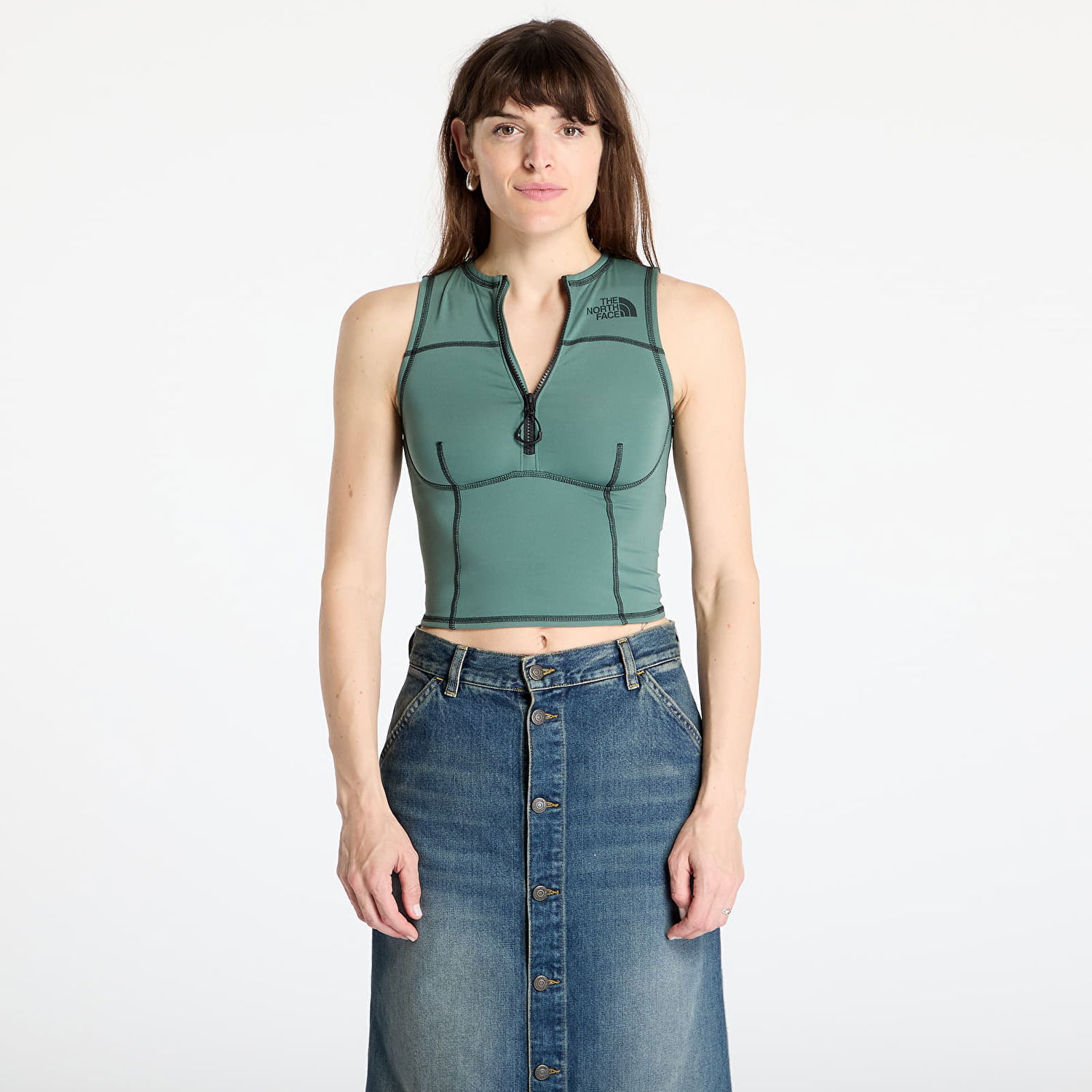Tanktop The North Face The North Face NSE Tank Top Grøn | NF0A8BNBHCH1, 0