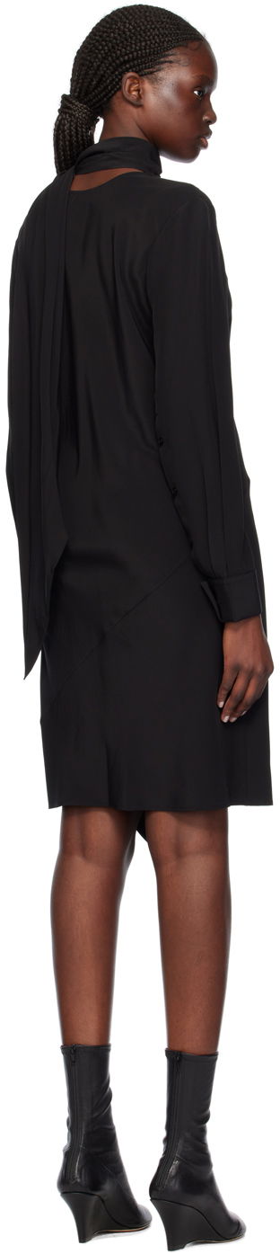 Kjole Helmut Lang Helmut Lang Scarf Midi Dress Sort | O01HW605, 2