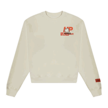 Sweater HERON PRESTON Gum Crewneck Beige | HMBA016F21JER0030440, 0