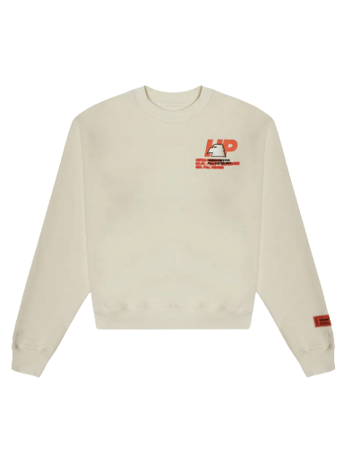 Sweater HERON PRESTON Gum Crewneck Beige | HMBA016F21JER0030440