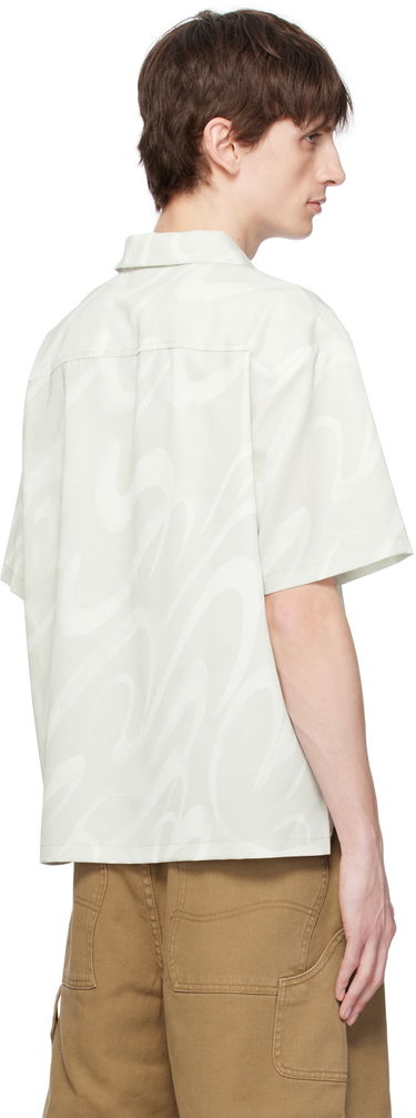 Skjorte Dime Dime Chilling Satin Shirt Grøn | DIMESP259CRE, 2