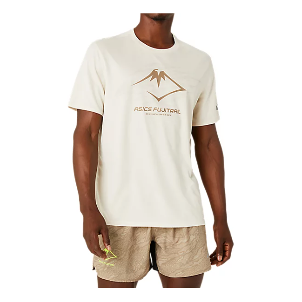T-shirt Asics Fujitrail Running T-Shirt Beige | 2011C981-251