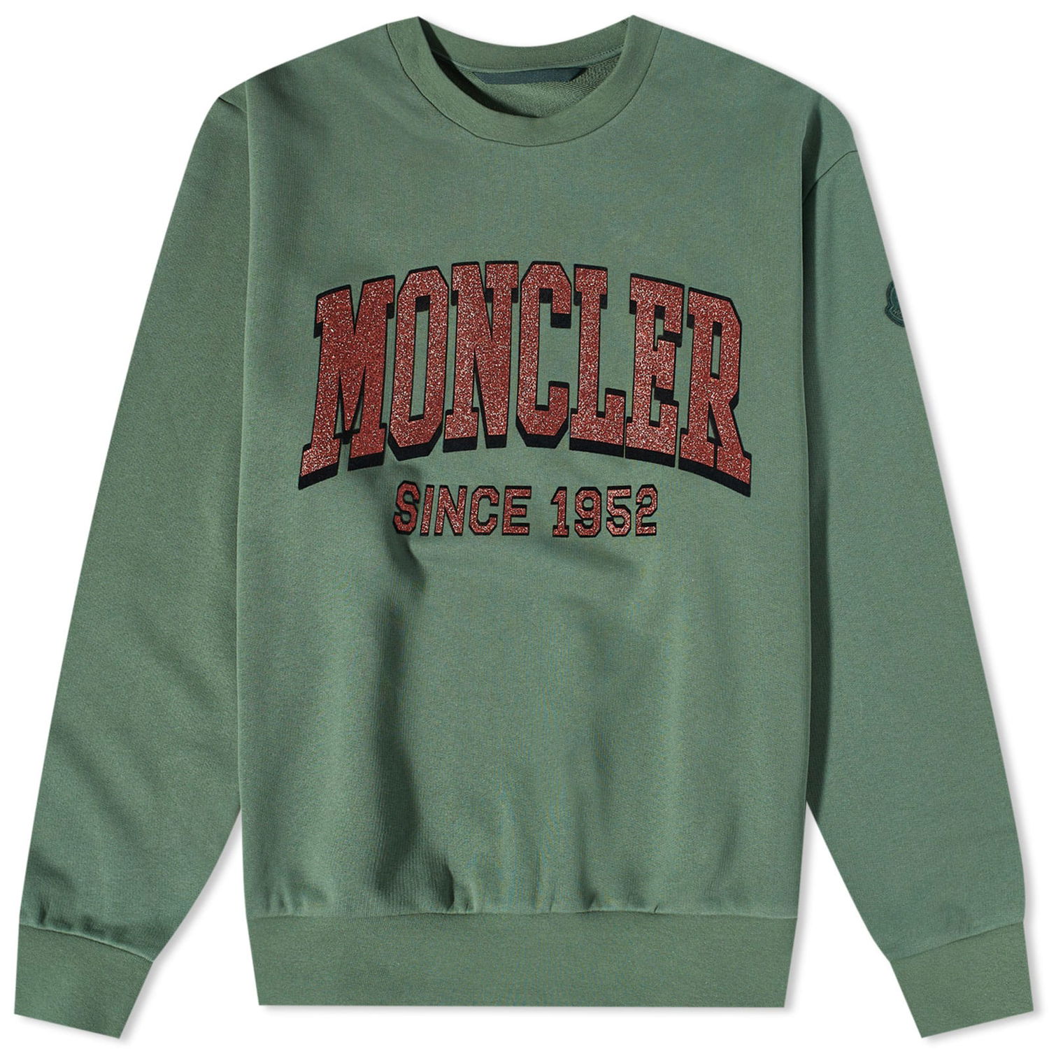 Sweatshirt Moncler Arch Logo Crew Sweatshirt Grøn | 8G000-19-M2642-87E, 0