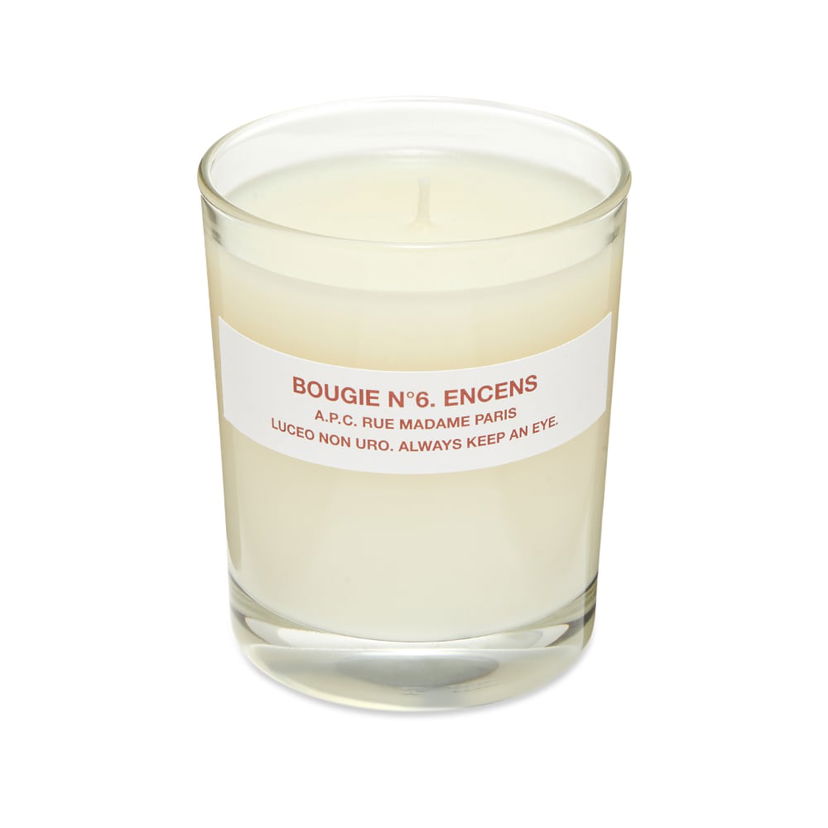Stearinlys A.P.C. Candle No.6 in Incense | END. Clothing Hvid | YBZAA-M84001-VAG