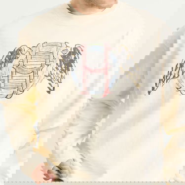 T-shirt Honor The Gift Honor Wings Long Sleeve T-Shirt Beige | HTG250248-BON, 5