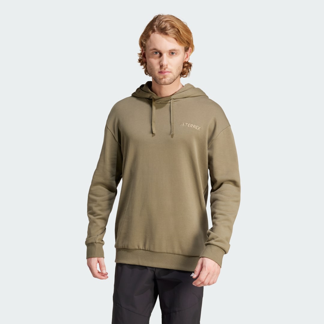 Sweatshirt adidas Performance adidas TERREX Mikina Organiser Logo Brun | IN4716, 1