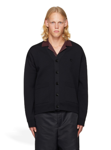 Sweater Valentino Stud Cardigan Sort | 1V0KA02E8VD