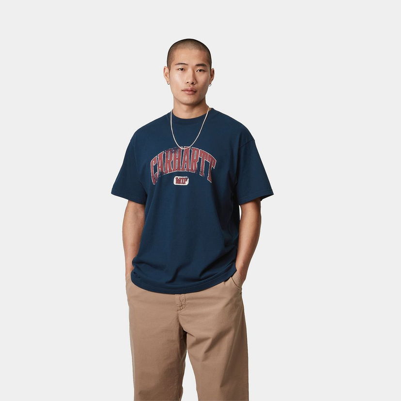 T-shirt Carhartt WIP Carhartt WIP Lecture Short Sleeve T-Shirt Mørkeblå | I034766_24
