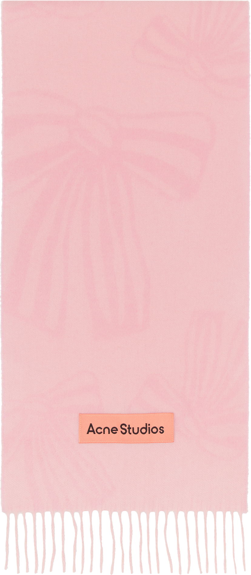 Tørklæde Acne Studios Acne Studios Cashmere Jacquard Scarf Lyserød | CA0366-