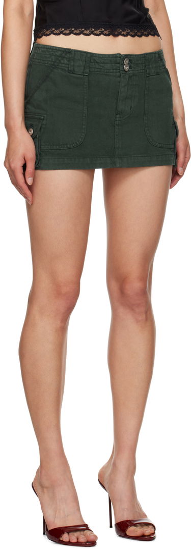 Nederdel GUIZIO Guizio Anais Cargo Miniskirt Grøn | F24312W100, 1