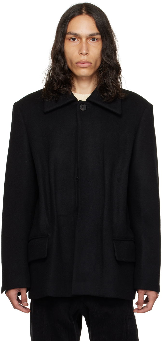 Jakke We11done We11done Vented Jacket Sort | WD-JK3-23-004-M-BK