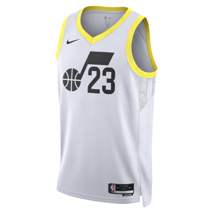 Jersey Nike Dri-FIT NBA Swingman Utah Jazz Association Edition 2022/2023 Hvid | DN2097-108