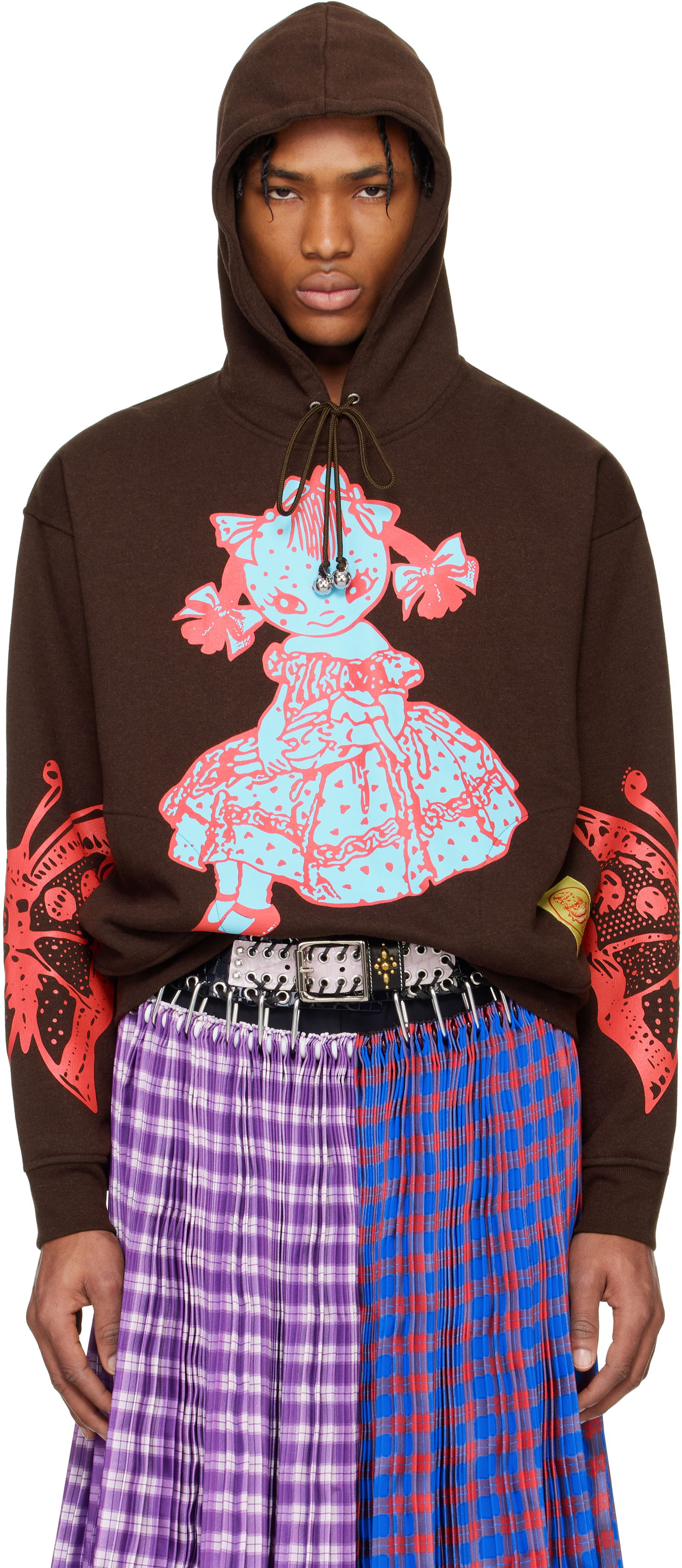 Sweatshirt Chopova Lowena Chopova Lowena Dotty Graphic Hoodie Brun | 5241, 0