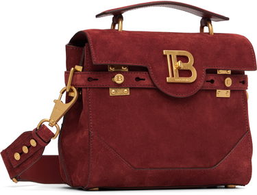 Håndtaske Balmain Balmain B-Buzz 23 Suede Bag Bourgogne | FN0DB526LCRA, 1
