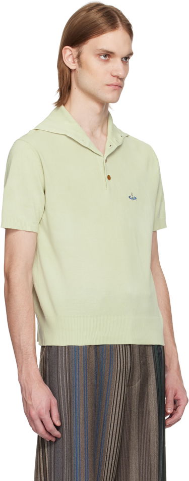 Polo skjorte Vivienne Westwood Vivienne Westwood Alex Knit Polo Shirt Grøn | 2701001P-Y003K-, 1