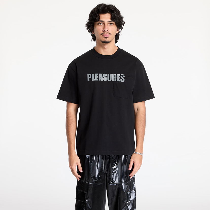 T-shirt Pleasures Heavyweight T-Shirt With Pocket Sort | P24W009 BLACK
