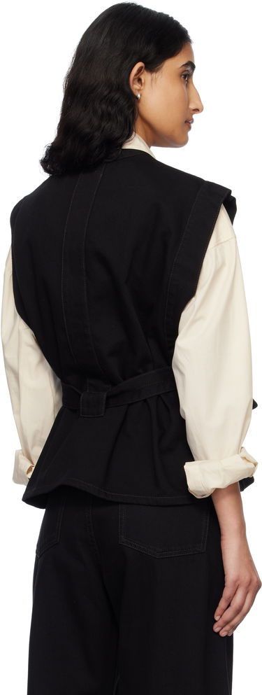 Vest LEMAIRE Lemaire Chasuble Denim Vest Sort | TO1227 LD1004, 2