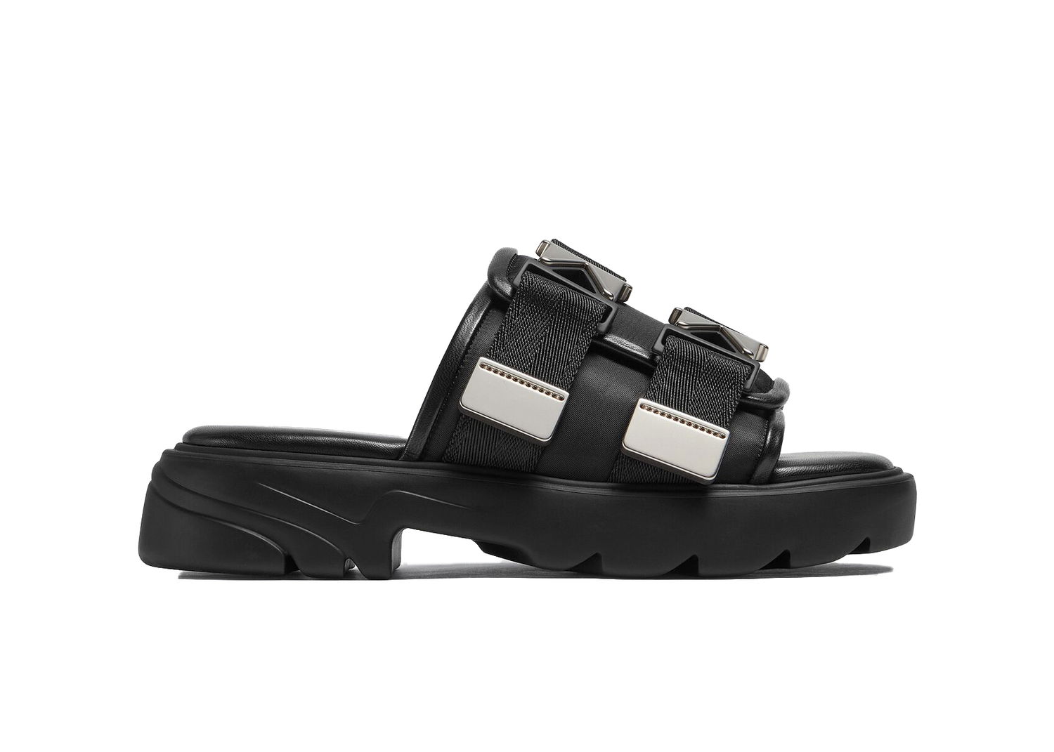Sneakers og sko Bottega Veneta Black Flash Platform Slides Sort | 690034V0DS21000, 0