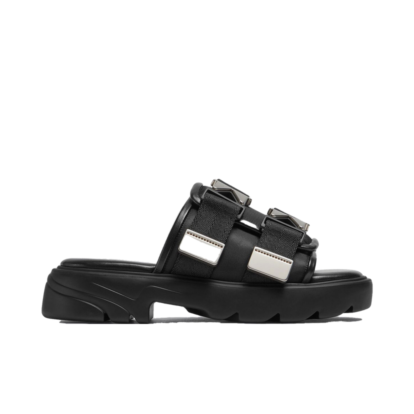 Sneakers og sko Bottega Veneta Black Flash Platform Slides Sort | 690034V0DS21000