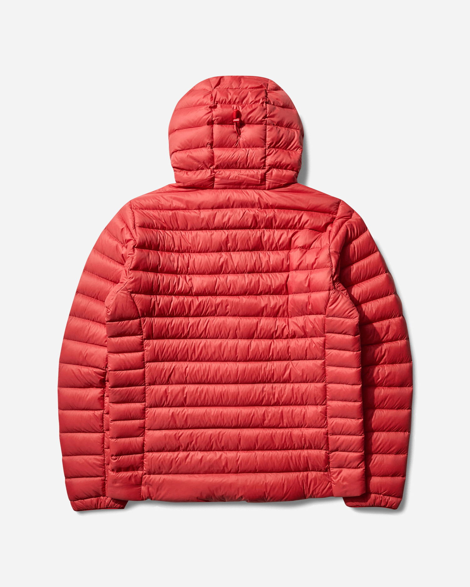 Puffer jakke Patagonia Down Sweater Hooded Jacket Rød | 84702 AMRE, 0