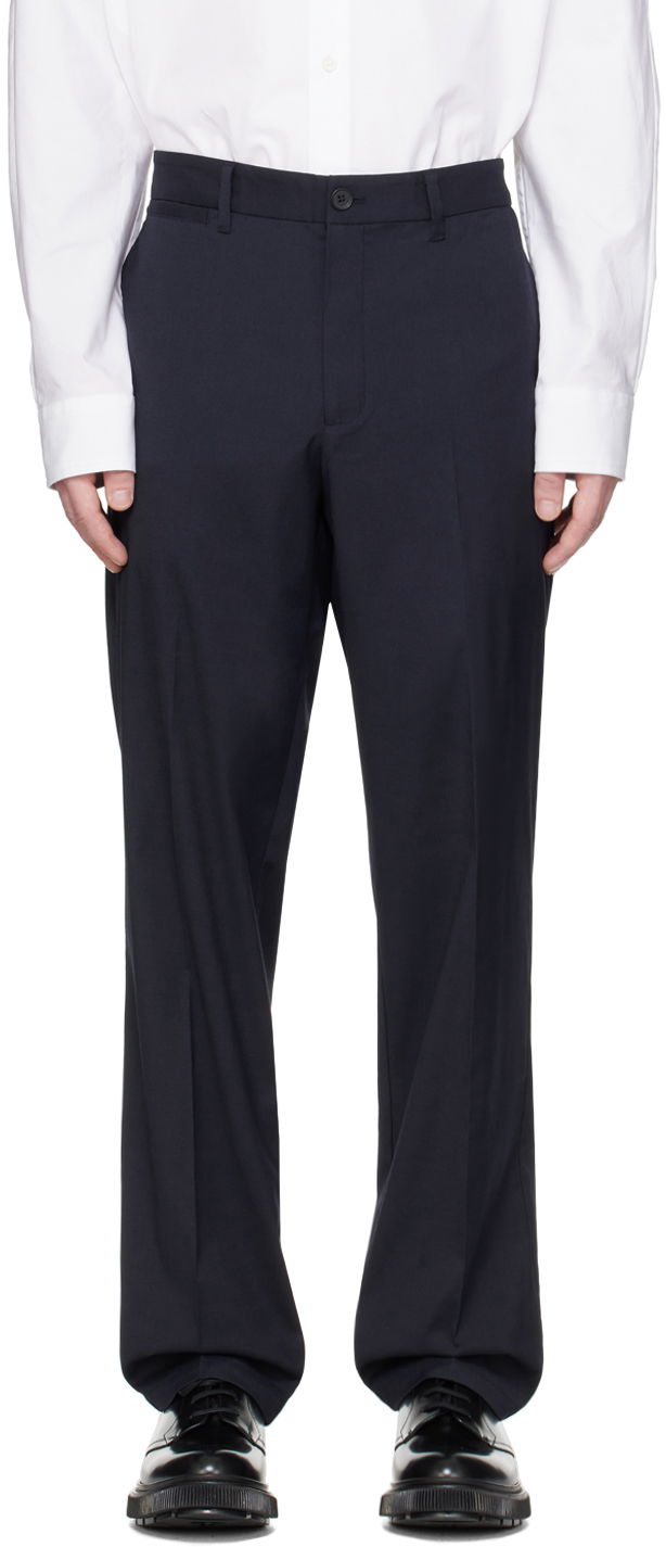 Bukser Samsoe Samsoe Samsøe Samsøe Sajohnny Trousers Mørkeblå | M24100062