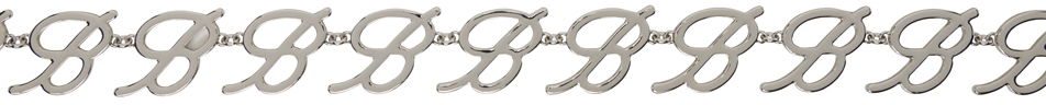 Armbånd Blumarine Silver Logo Chain Belt Metalisk | P422W263A, 0