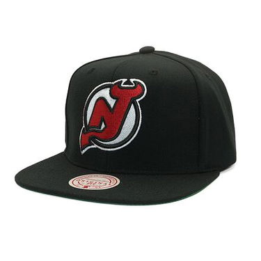 Kasket Mitchell & Ness New Jersey Devils Top Spot Snapback Sort | HHSS6743-NJDYYPPPBLCK, 0