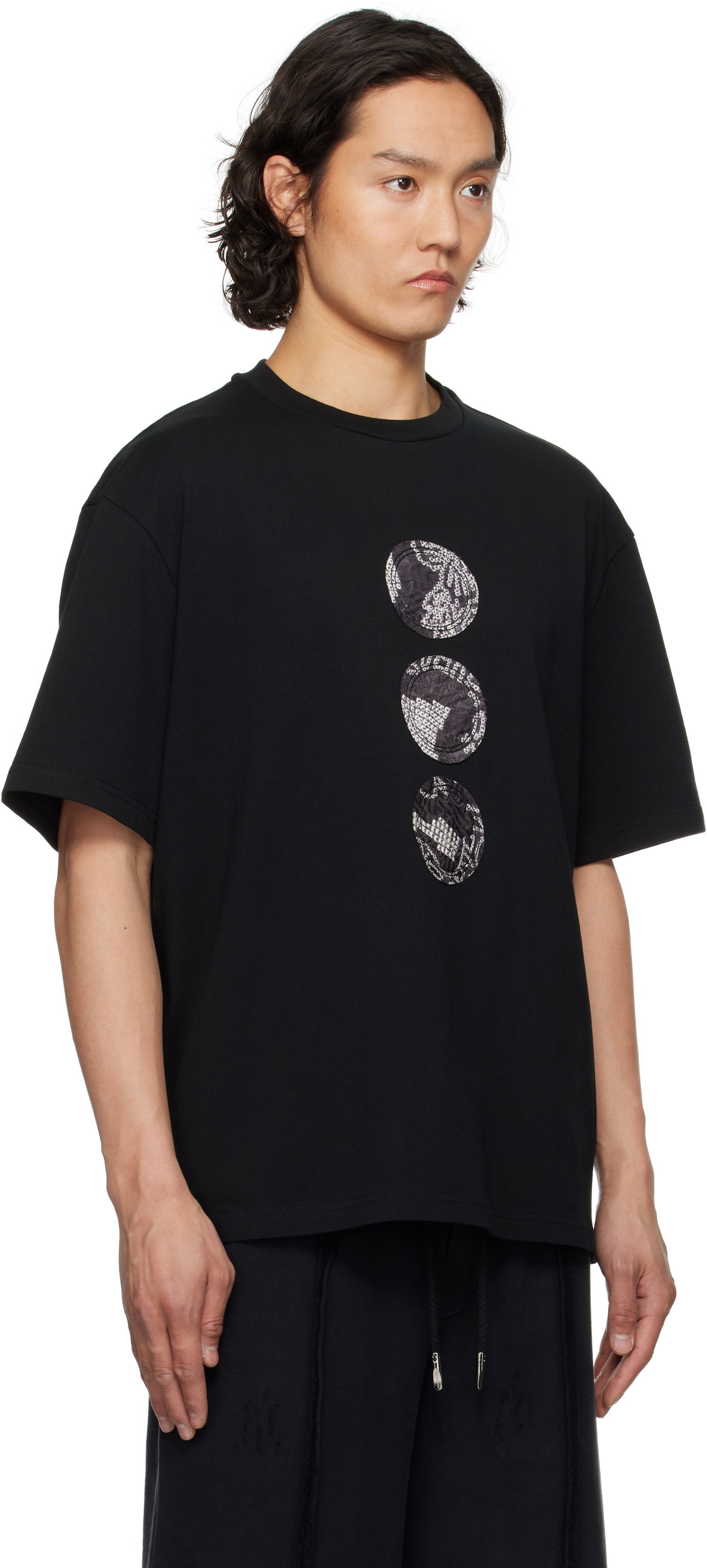 T-shirt Feng Chen Wang Feng Chen Wang Patch T-Shirt Sort | FUS19TS11, 1