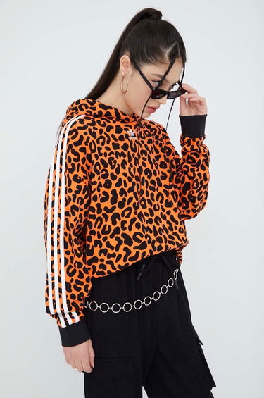 Sweatshirt adidas Originals Hoodie X Rich Mnisi Orange | HC4476, 0