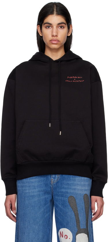 Sweatshirt Stella McCartney Printed Twins II Hoodie Sort | 6018463SNP43, 0