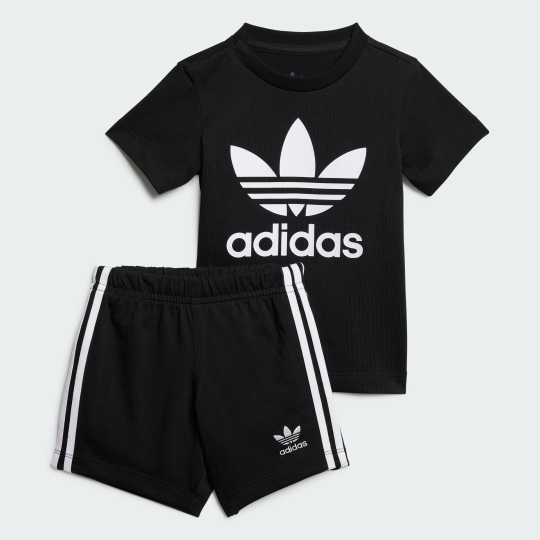 Træningsdragt adidas Performance Shorts and Tee Set Sort | JC6583, 0