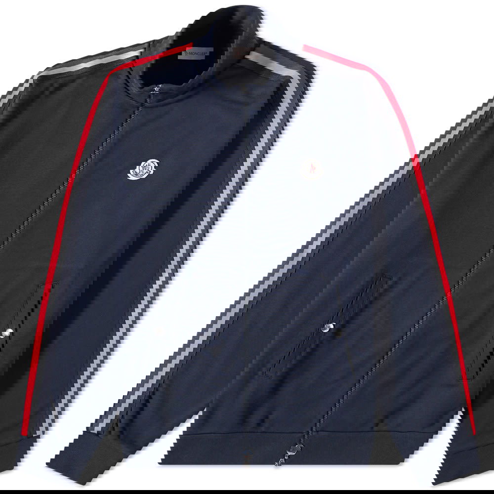 Sweatshirt Moncler Taping Zip Cardigan Mørkeblå | 8G000-52-V8162-778, 0