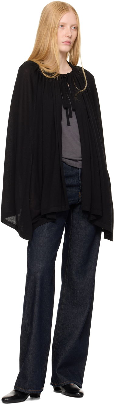 Jakke TOTEME TOTEME Drawstring Cape Sort | 252-WRT0551-YA0190, 3