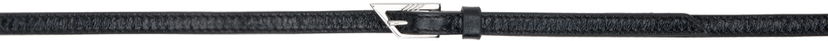 Bælter The Attico Attico Pin-Buckle Belt Sort | 247WKE23 L070