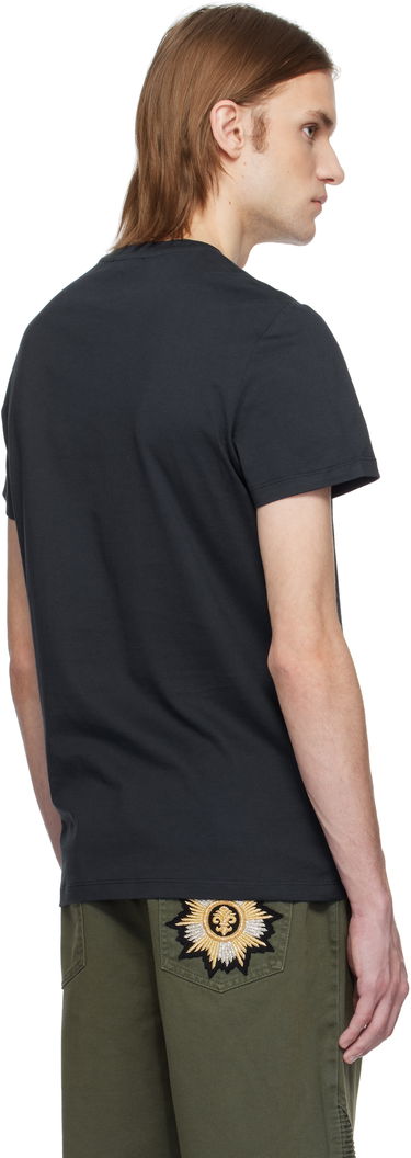 T-shirt Balmain Balmain Vintage Gel T-Shirt Sort | EH0EF000BC98, 2