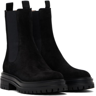 Sneakers og sko Gianvito Rossi Suede Chelsea Boots Sort | G73462-20GOM-SUE, 3