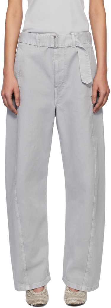 Cargo bukser LEMAIRE Lemaire Twisted Belted Trousers Grå | PA326 LD1036, 0
