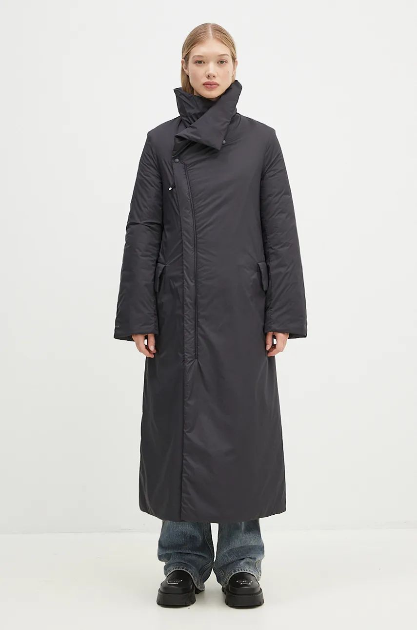 Frakker Y-3 Padded Coat Long Black Sort | IW7487, 0