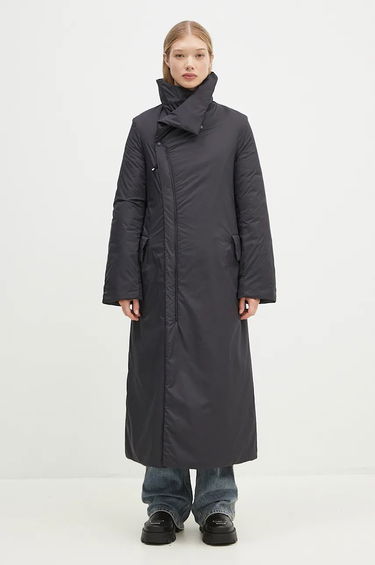 Frakker Y-3 Padded Coat Long Black Sort | IW7487, 0