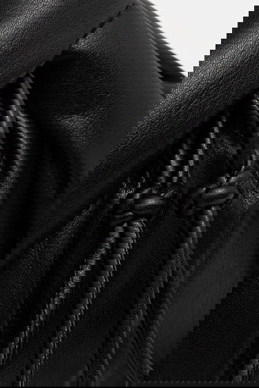 Håndtaske Nanushka Nanushka Jen Drawstring Leather Bag Sort | NW25SSBG04899, 3