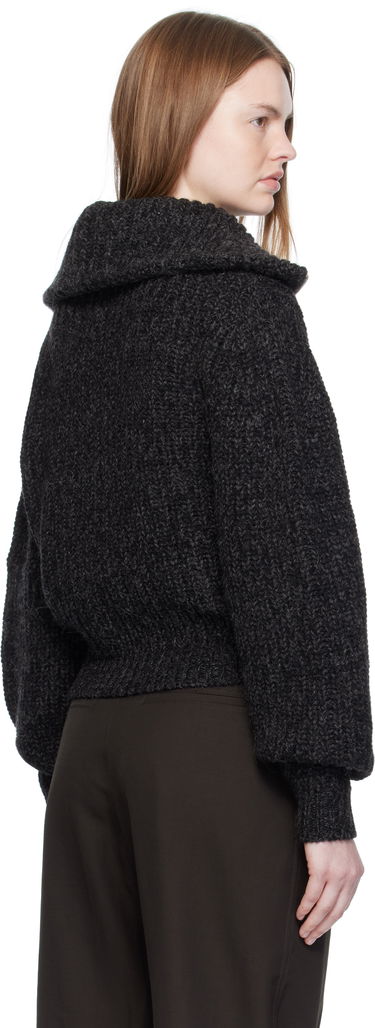 Sweater LEMAIRE LEMAIRE Zipped Knit Cardigan Grå | OW1186 LK1029, 2