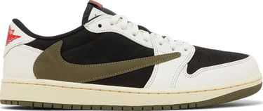 Sneakers og sko Jordan Travis Scott x Air Jordan 1 Low OG “Olive” W Beige | DZ4137-106, 3