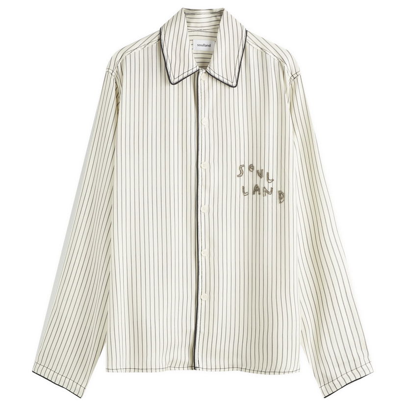 Skjorte Soulland Tyra Overshirt Large Hvid | 42047-1259-OWM