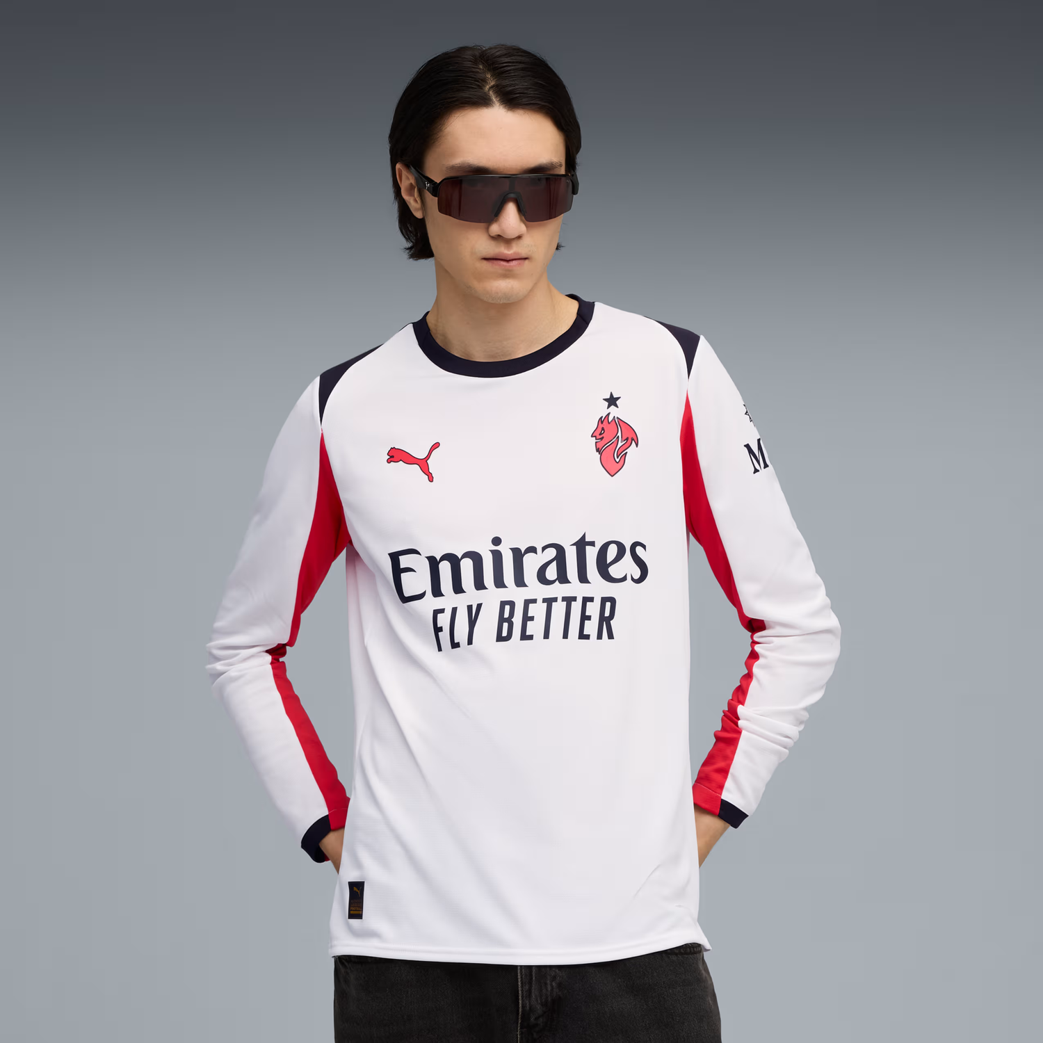 Jersey Puma ACM Away Replica LS Jersey 2025/26 by Puma Hvid | 779972-02, 1