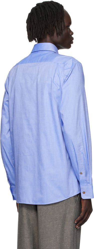 Skjorte Vivienne Westwood Vivienne Westwood Two Button Krall Shirt Blå | 24010005-W017R-, 2