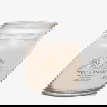 Stearinlys Yankee Candle Signature Medium Jar Candle Warm Cashmere Beige | 40786, 0