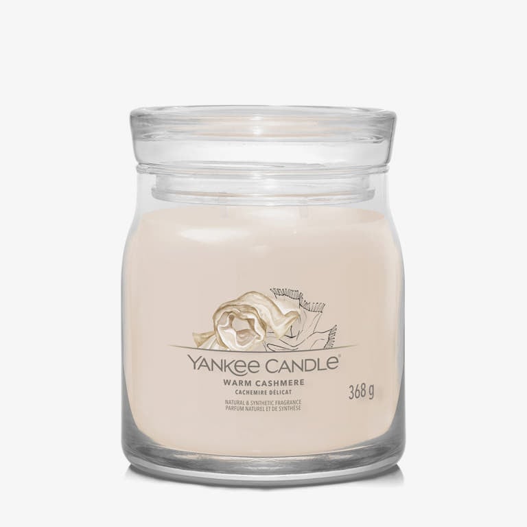 Stearinlys Yankee Candle Signature Medium Jar Candle Warm Cashmere Beige | 40786