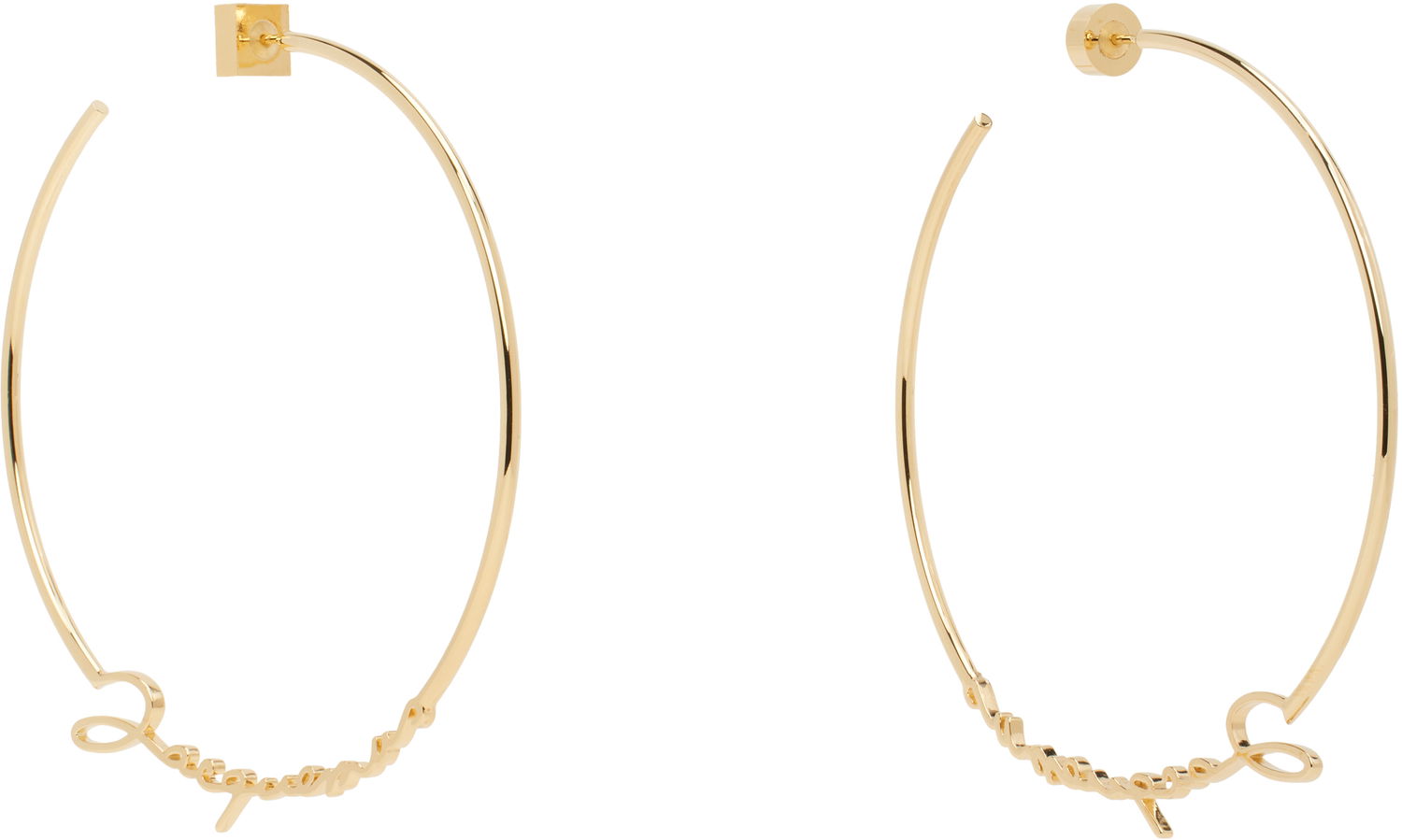 Øreringe Jacquemus Le Papier 'Les Creoles ' Earrings Beige | 22H223JW328-5845, 1