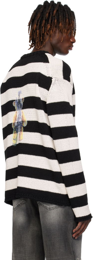 Sweater We11done We11done Punk Teddy Striped Sweater Flerfarvet | WD-KT0-25-655-U-IV, 2