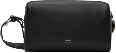 Skuldertaske A.P.C. Leather Camera Bag Sort | PUAAT-H61821, 0